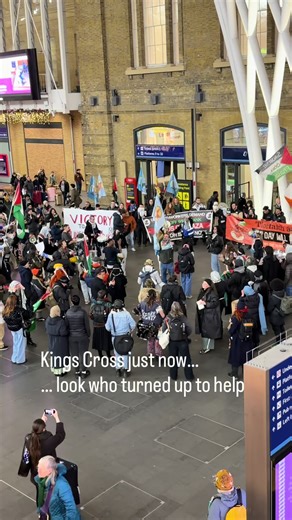 Free Palestine Movement at Kings Cross