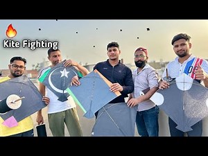 Club Kite Fighting on Rooftop | Kite Cutting | Kite flying | Kite |
