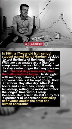 He Stayed Awake for 11 Days… at Just 17