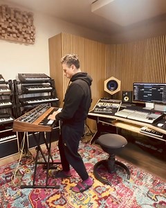 I’ve been working on something new in the studio lately 🎹✨ Should I play it in Miami this tonight? 👀 | PurpleDiscoMachine