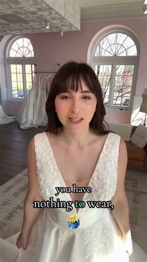 POV: When your wedding dress really does go with everything