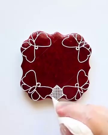 Little Cookie Card. Inspired by Pergamano Art.❤ Thank you for watchning and sharing! #cookies #cookieart #mylittlebakery #cookieartist | My little bakery