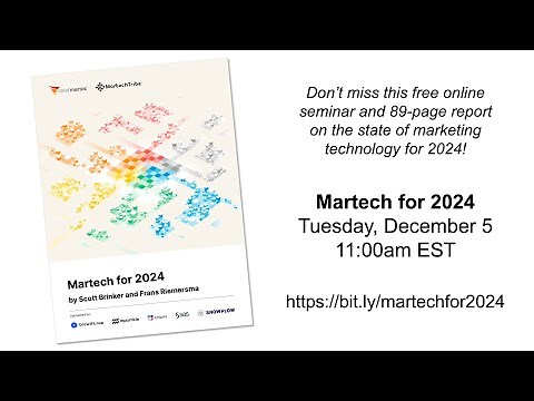 Martech for 2024