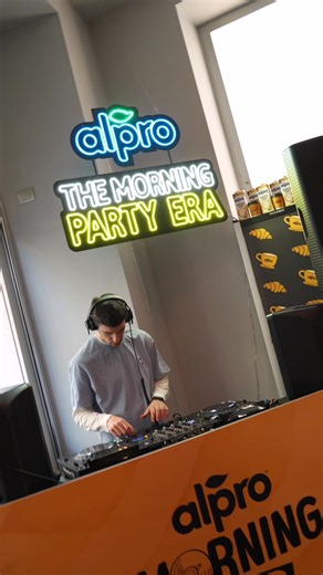 Join the Alpro Morning Club Live from Sanremo!