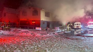 9.3K views · 69 reactions | Fire crews in Mishawaka are currently on scene of a fire that happened at a Daycare on the corner of third and mason, just a block from Mishawaka High School | WNDU | Facebook