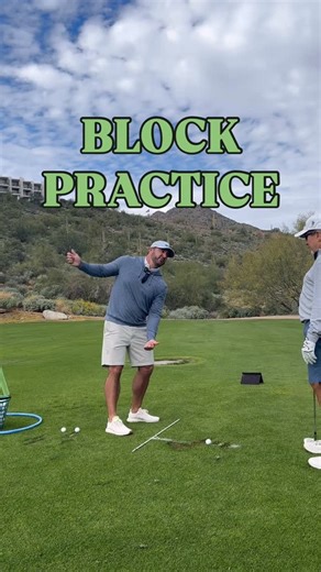 Mike Miller, PGA on Instagram: "Block vs. Random Practice 🏌️‍♂️ Most golfers “practice”… But very few actually train. Block Practice ⛳️ Same club. Same target. Same shot. Over and over. ✅ Feels good ✅ Builds confidence ❌ Doesn’t always transfer to the course Random Practice 🎯 Different clubs. Different targets. Different shots. Shot to shot. ✅ Feels harder ✅ Builds skill ✅ Transfers to the course Here’s the truth: Block = learning the motion Random = learning the game If you only hit 7-irons t