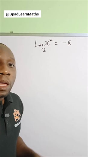 Solving a Logarithmic Equation #log #logarithmicequation #equation #gpadlearnmaths #STEM | Gpad Learn Maths