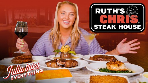I Tried All Of The Steaks At Ruth's Chris Steakhouse And These Are The Best