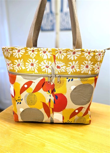 Canvas Tote Bag With Zipper, Urban Whisper Linen Fabric Shoulder Bag - Etsy