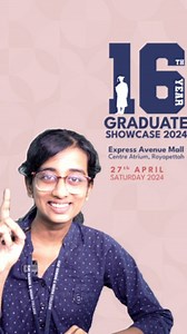 It is that exciting time of the year again when our students unveil their remarkable projects, the culmination of their hard work, creativity, and dedication throughout their academic journey. Let's come together to support our students and celebrate their incredible accomplishments. Date: 27-04-2024 Venue: EA Mall #icat #icatchennai #graduateshowcase #showcase2024 #studentswork | ICAT Design & Media College