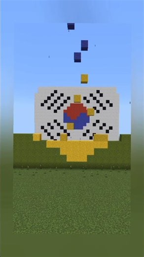 Brazil Flag 🇧🇷 satisfying falling moment|| minecraft #shorts #trendingshorts #viralshorts #brazil