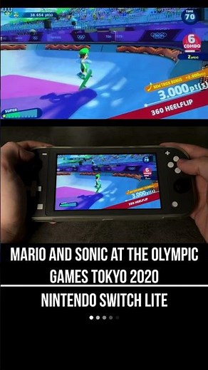Mario and Sonic at the Olympic Games Tokyo 2020 Nintendo Switch Lite Gameplay - FPS Monitor
