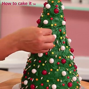 645K views · 4.6K reactions | Ultimate Christmas Tree But Made From Cake! | How To Cake It | Facebook