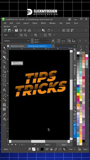 Part 42 tools in Corel Draw #coreldraw #shortvideo #begginers #graphicdesign