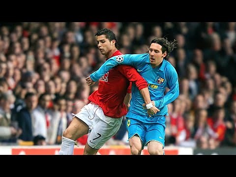 Messi Vs Ronaldo in 2008 UCL|Barcelona Vs Manchester united, first and second leg