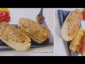 Jain Italian Sandwich Recipe | Italian Grilled Sandwich | Vegetarian Jain Panini Sandwich Recipe |