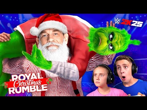 The Merriest WWE Christmas Royal Rumble EVER in WWE 2k25!