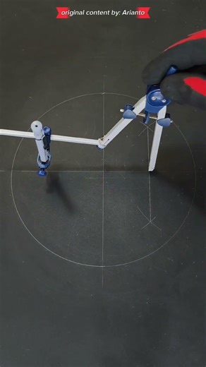 a pentagon inside circle #compass #drawing