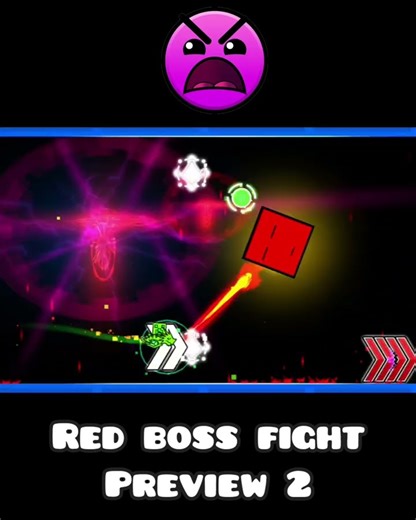 Red boss fight preview 2 #geometrydash #shorts