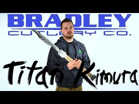 Bradley Cutlery Titan Kimura | Giant Butterfly Knife