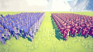 100v100 近战单位对战！