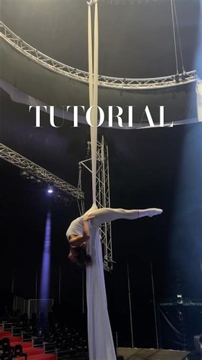 Aerial Silks TUTORIAL 🥹 #tutorial #aerialnation #aerialdance #aerialsilks #aerialarts #shorts