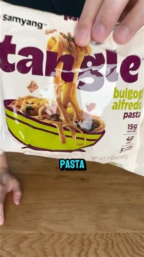 Is This The BEST High Protein Instant Noodle?? Tangle Bulgogi Alfredo Pasta #food #noodles #snacks