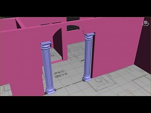 3ds max колонна