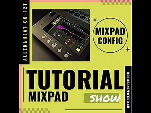 ALLEN & HEATH CQ12 LAPTOP MIXPAD CONFIGURACION