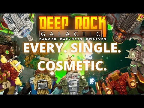 (Outdated) ALL COSMETIC ITEMS SHOWCASE | DEEP ROCK GALACTIC