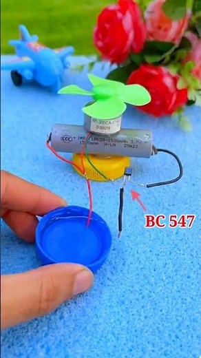 🤯How to Make a Cool Portable Fan ❄️ DC Motor Fan ☀️ Summer Hack & Stay Cool #diy #fan #dcmotor