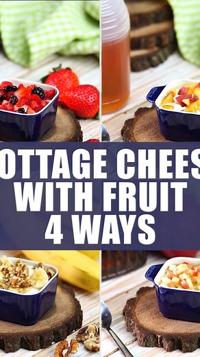 @healthyfoodhouseofficial on Instagram: "Discover 4 easy and delicious cottage cheese fruit recipes – perfect for breakfast, snacks, or light desserts!  Follow @healthyfoodhouseofficial for more healthy recipe ideas and join our community of food lovers! Join now @healthyfoodhouseofficial @healthyfoodhouseofficial @healthyfoodhouseofficial"
