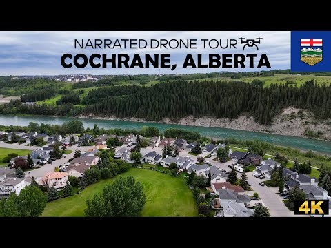 🏔️ Cochrane, Alberta 🌄 4K Drone