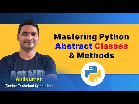 Python Class-55 : Abstract Classes and Methods