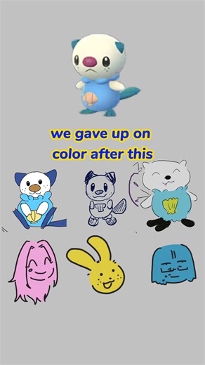 drawing pokemon from memory with friends #shorts