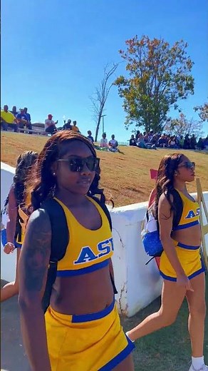 The Most Fire Walk In 🔥 Albany State University Cheerleaders #education #hbcu #cheerleader