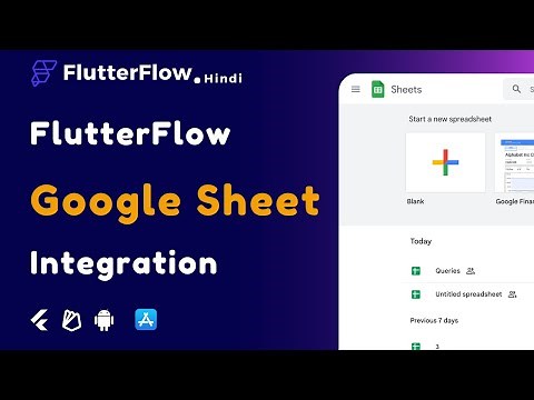 Flutterflow Google Sheet Tutorial: How To Integrate With The Google Sheet Api