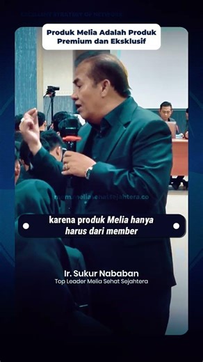 Produk Melia Adalah Produk Premium dan Eksklusif