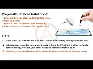 How to install the OnePlus 8 Pro (7 Pro) UV Glass screen protector HD version