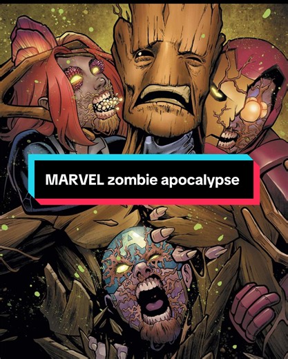 Groot starts a zombie apocalypse #avengers #groot #hulk #comics | Marvel Zombies