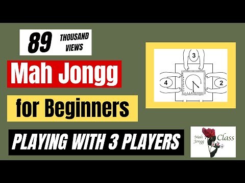 How to Play 3-Player American Mahjong: NMJL Rules Ghost Player Charleston Beginners 4 Lessons Learn
