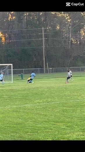 Goalie work action playing in the Liberty County League #youthsoccer #juniorfootball #shorts