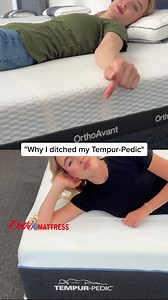 Why settle for less? Ortho Avant gives you: ✔ 1 inch more comfort — 14" vs. Tempur-Pedic’s 13" ✔ Better support — 7-zone OrthoPlex™ Technology vs. no zones at all ✔ Cooler nights — natural cooling yarn, no harsh sprays ✔ Longer protection — 25-year warranty vs. 10 years ✔ Bigger savings — over $1,200 less than Tempur-Pedic Visit one of our 40+ SoCal locations and feel why Ortho Avant is simply better | Ortho Mattress | Facebook
