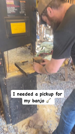 I made a pickup mount for my new banjo 🪕 #novembersouth #craftsmanship #banjo #americanamusic | November South