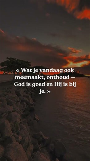God is goed en Hij is bij je 🙏✨ #god
