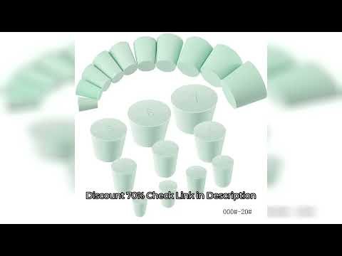 000#-13# White Solid Rubber Stopper Push-In Sealing Plug Laboratory Rubber Plug Pipe Tank Bottle Tap