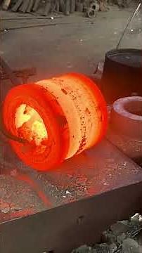 Inside the factory How to correct metal edges on forged billets #process #forging #factory #machine