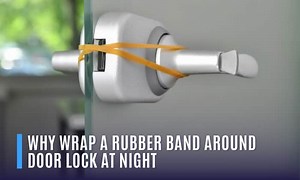 Why Wrap a Rubber Band Around Door Lock at Night? & How?