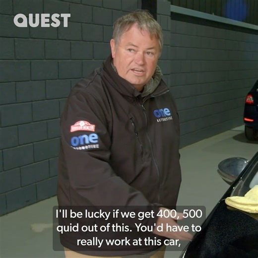 Watch Mike’s Garage transform a battered Peugeot into a beauty and a tidy profit 🤩 #MikeBrewerBornDealer | Quest