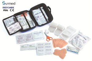[Hot Item] First Aid Kit Emergency EVA Box Plaster Dressing Cleasing Wipe Set